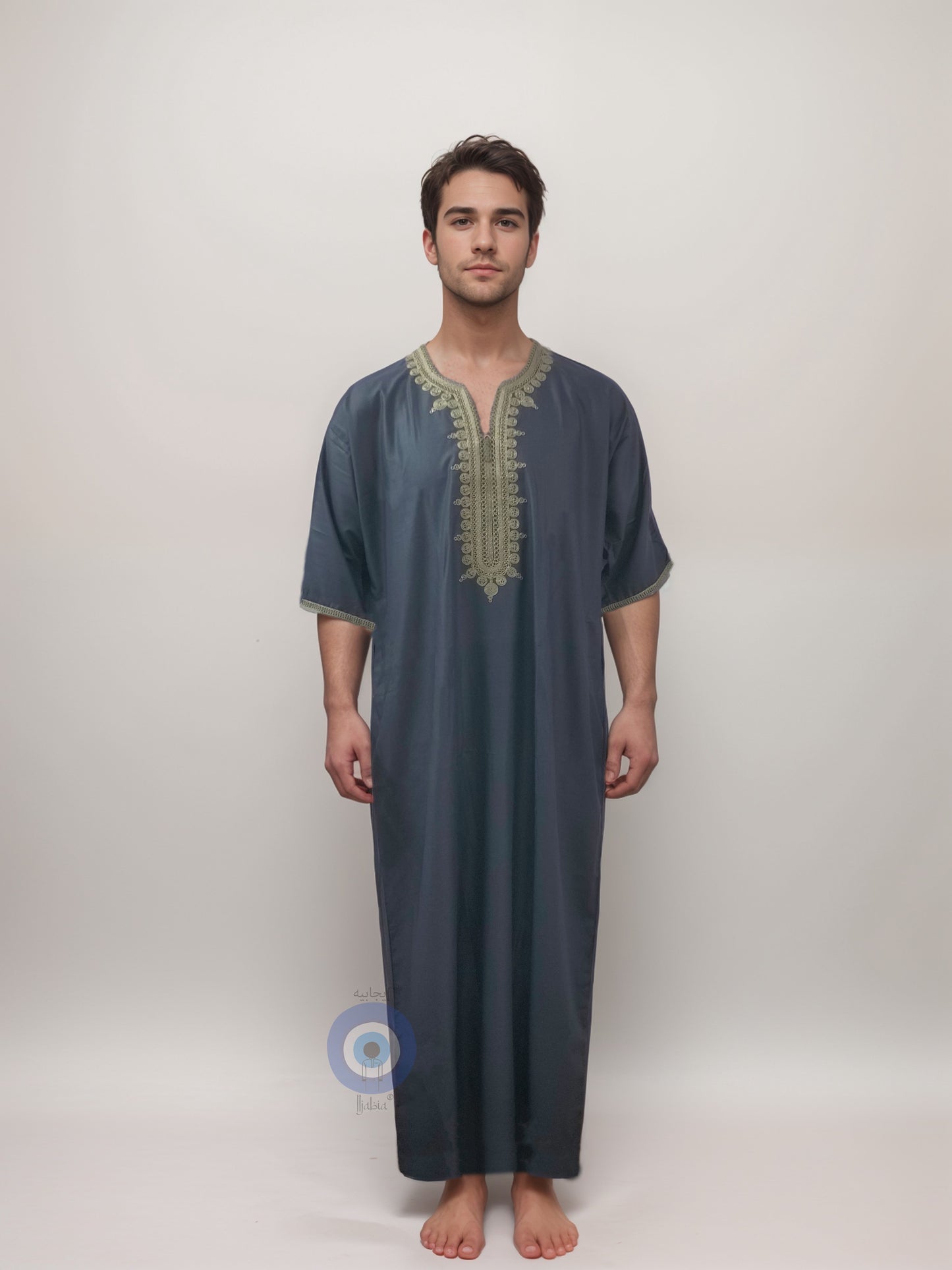 Premium Moroccan Thobe - Mens Jalabiya MJB7 - Friendly