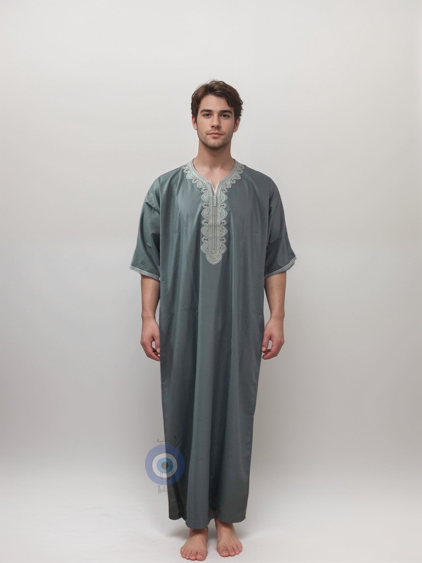 Premium Moroccan Thobe - Mens Jalabiya MJB8 - Generous