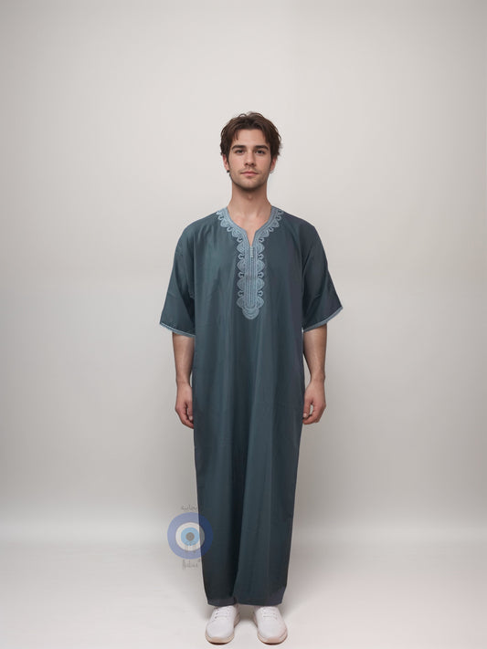 Premium Moroccan Thobe - Mens Jalabiya MJB9 - Giving