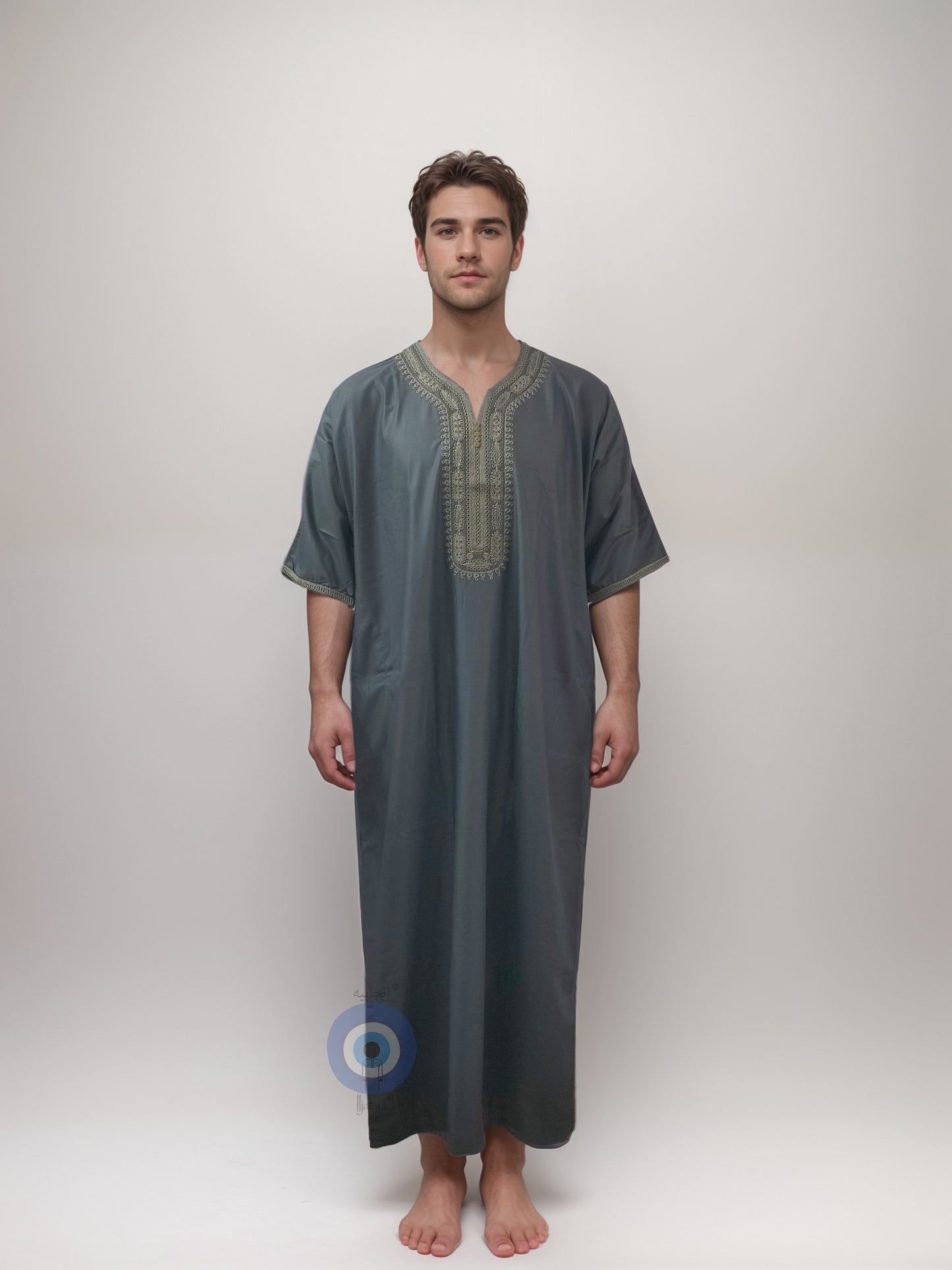 Premium Moroccan Thobe - Mens Jalabiya MJB1 - Bright